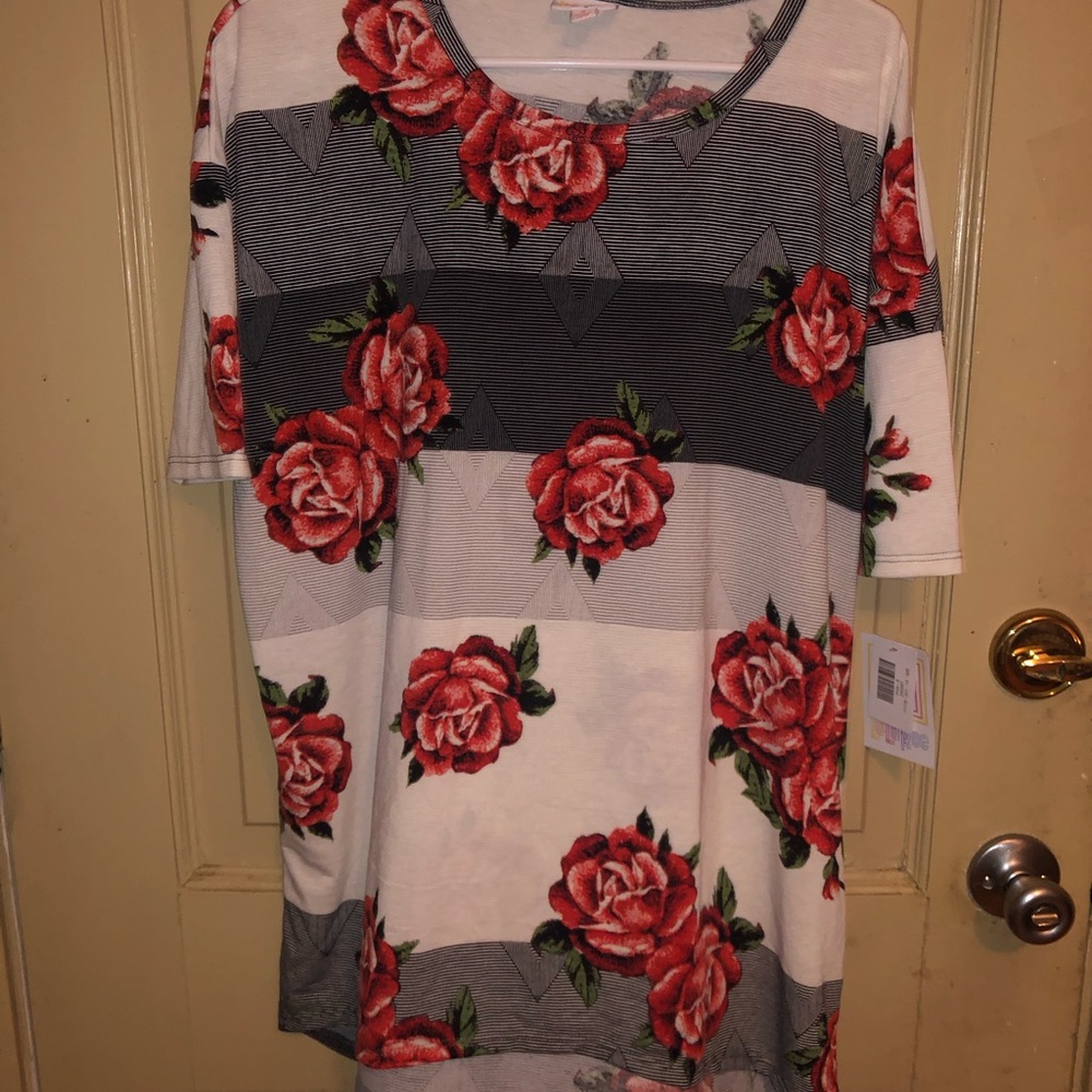 Small Striped and Floral Irma